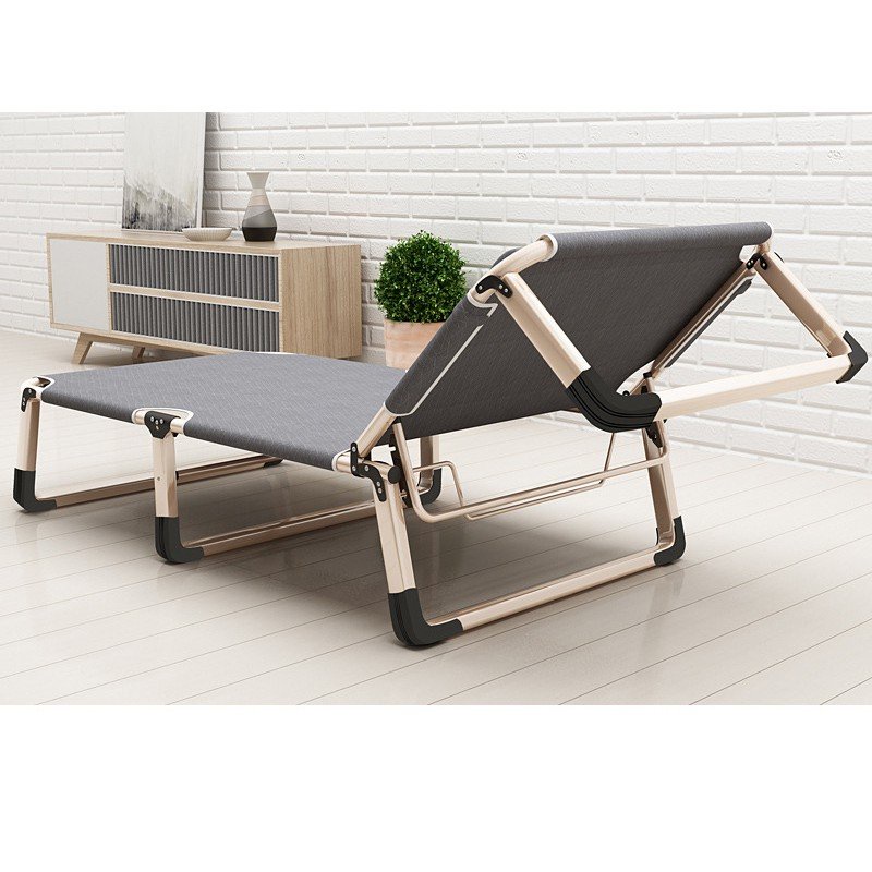 Giường gấp văn phòng, giường xếp gấp gọn nghỉ trưa  4 chân tiện lợi  68 x 193cm gd275