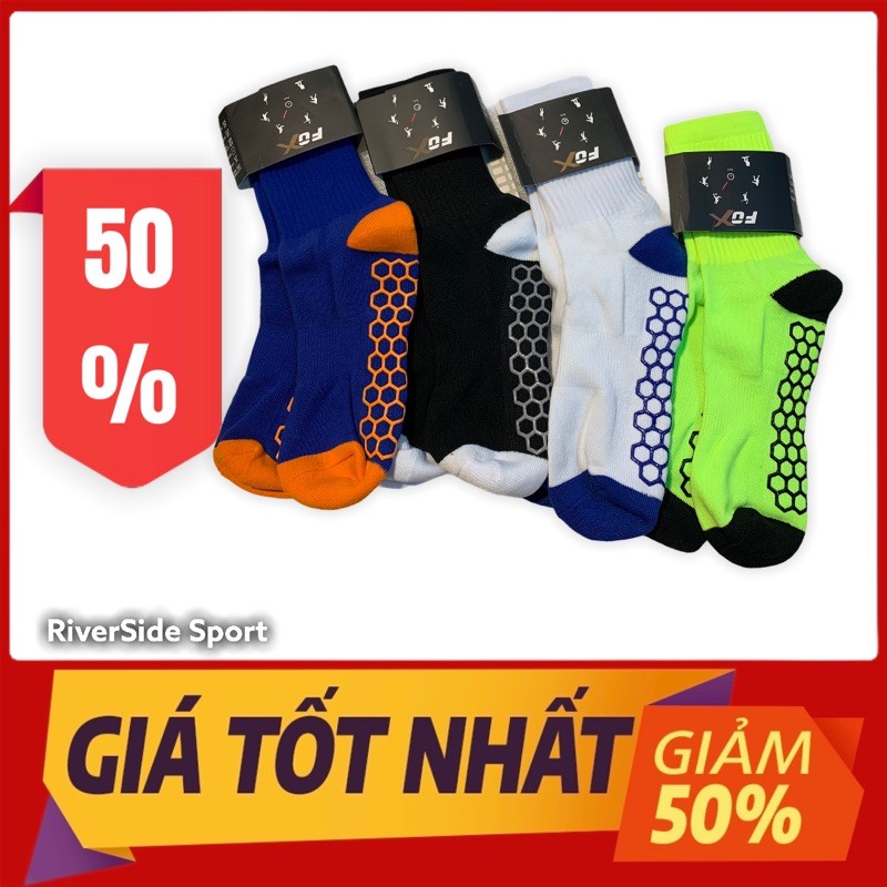 Bán Sỉ - Lẻ] Tất đá bóng chống trơn Fox giá rẻ m