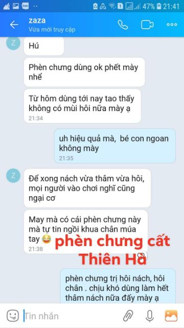 Phèn chua chưng cất trị hôi nách_hôi chân Thiên Hà | BigBuy360 - bigbuy360.vn