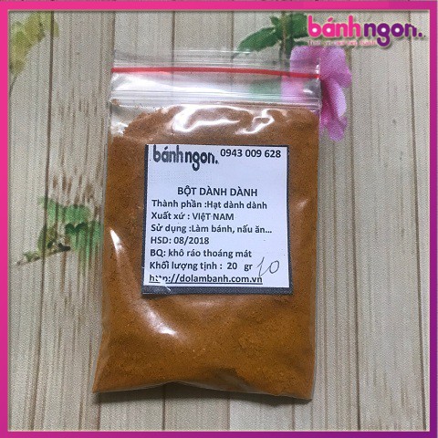 Bột dành dành gói nhỏ 10g