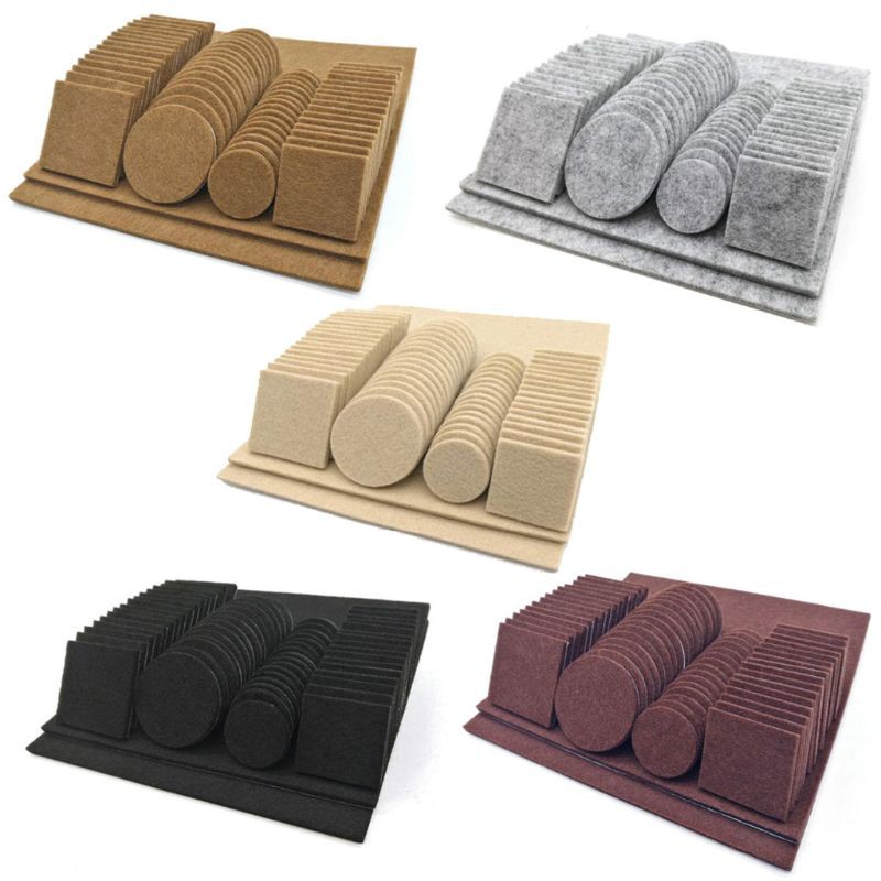 Bộ 80/ 130 miếng đệm vải nỉ lót chân bàn ghế chống trầy xước sàn nhà tiện lợi