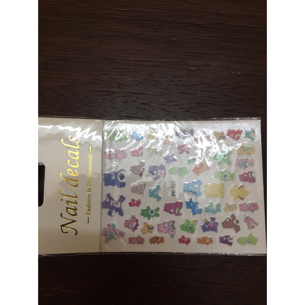 " Hàng chất lượng " Sticker hình dán gấu Mã hiệu DD-557 rất đẹp và dễ thương.