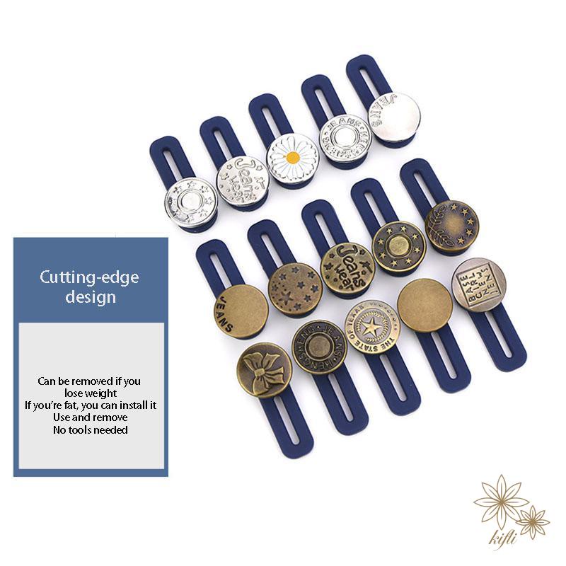 Nút nới rộng lưng quần jean không cần may tiện dụng