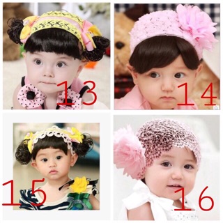 BĂNG ĐÔ MŨ/TÓC GIẢ CHO BÉ 0-24M