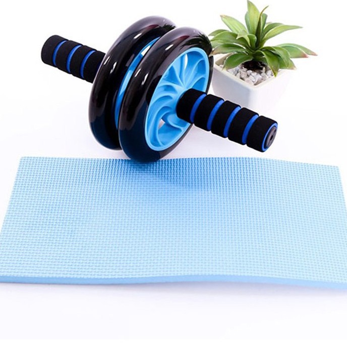 Con lăn tập bụng tại nhà LikeFit 2 bánh có thảm lót chân