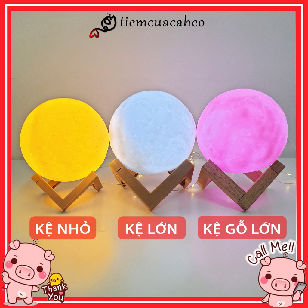 Đèn ngủ hình mặt trăng thiết kế 3D dễ thương hot trend tiktok