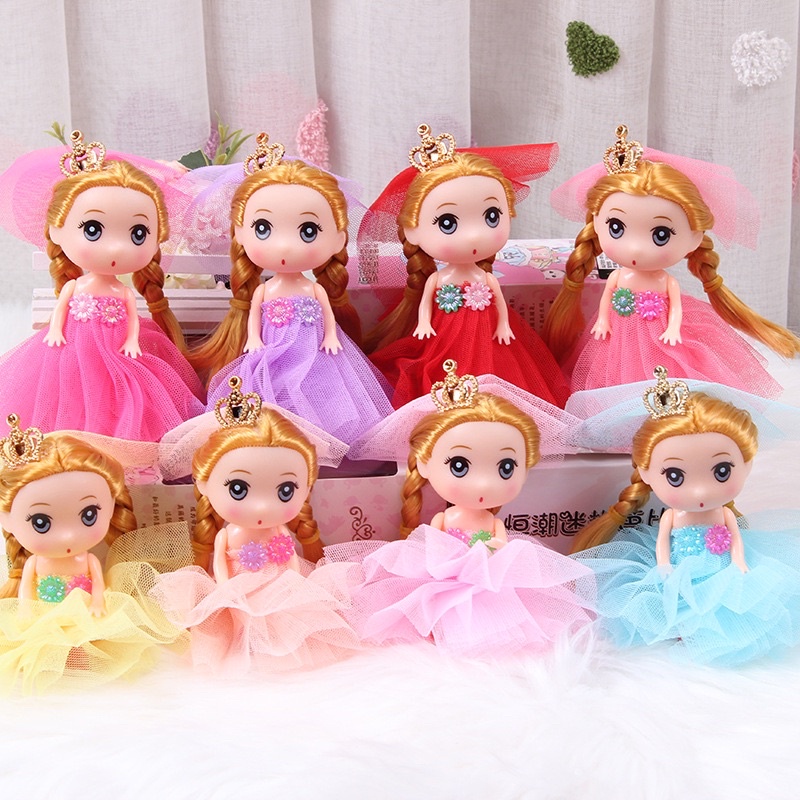 [QUÀ TẶNG] Búp bê mini 12cm dễ thương quà tặng cho bé