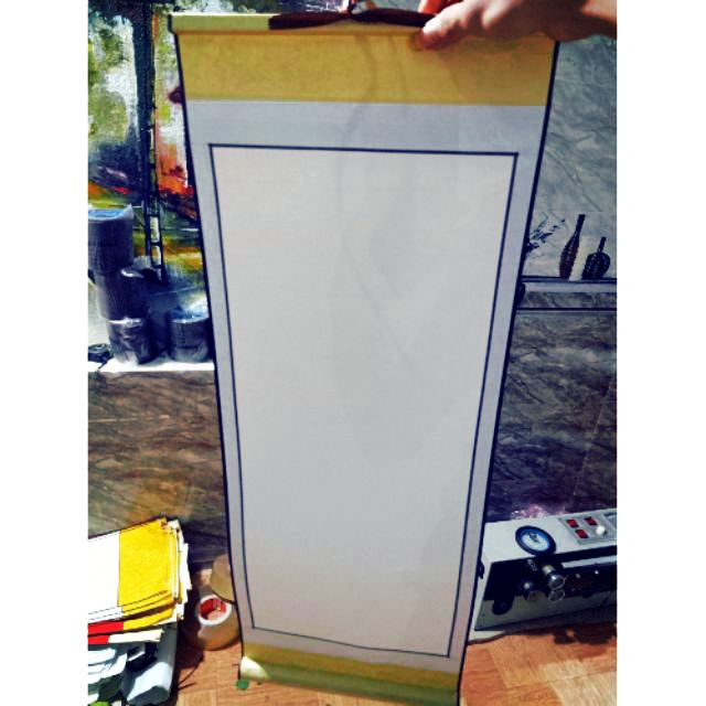 Giấy biểu lụa viết thư pháp kt 30*80
