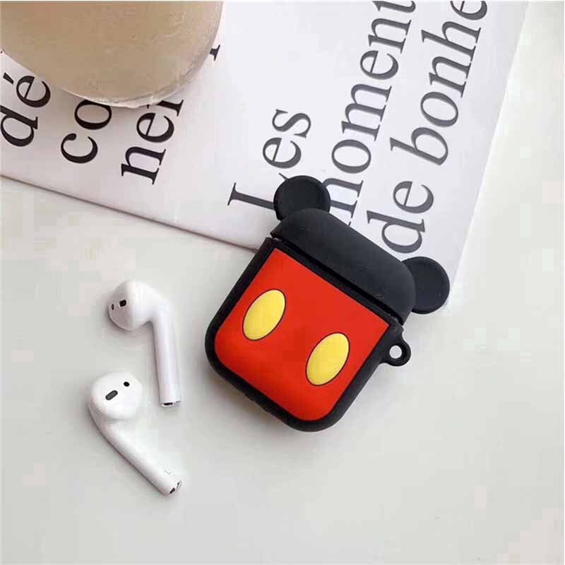 Vỏ Hộp Hộp Sạc Tai Nghe KEBIDUMEI Dành Cho AirPods InPods 12 Chất Liệu Silicon Mềm Kiểu Động Vật Hoạt Hình