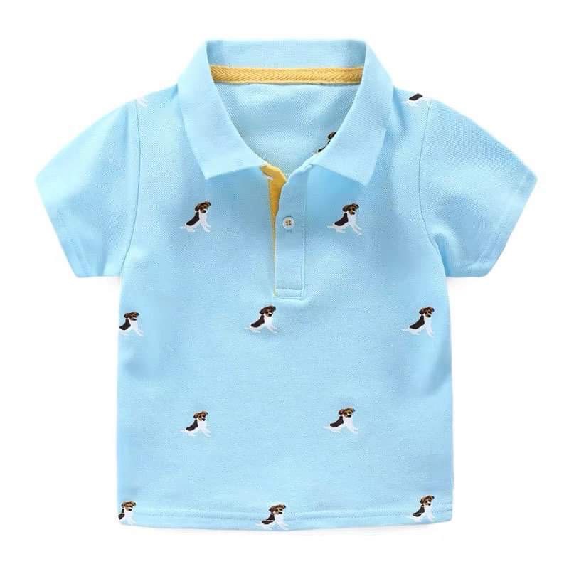 Áo Cộc Tay PoLo Cho Bé Trai, Bé Gái Chất Liệu Cotton Từ 6kg-22kg KEN STORE