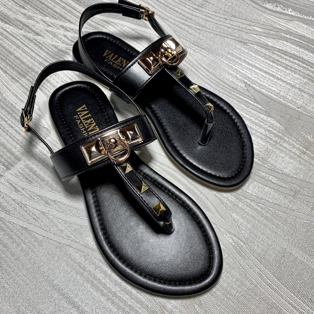 Sandal Kẹp Tán Đinh HM - Đế Xịn