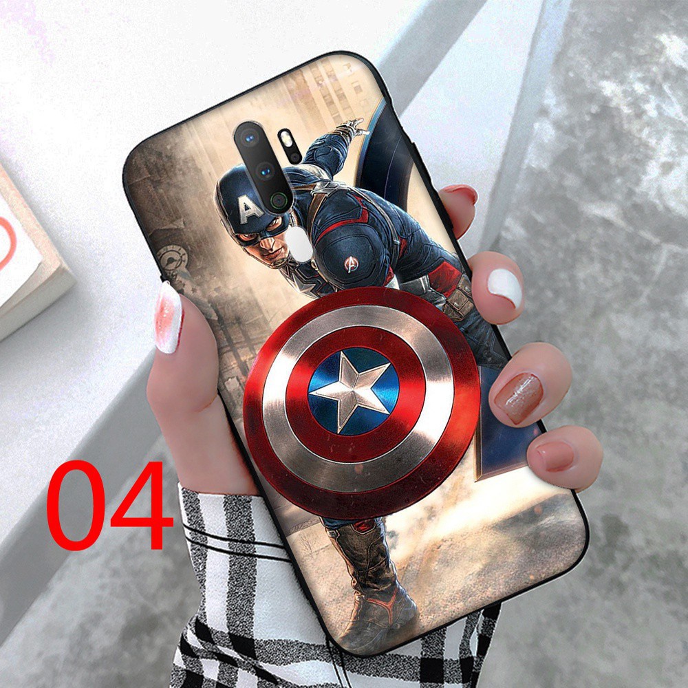 Silicone Case for iPhone 8 7 6 6S Plus 5 5S SE Cover Captain America