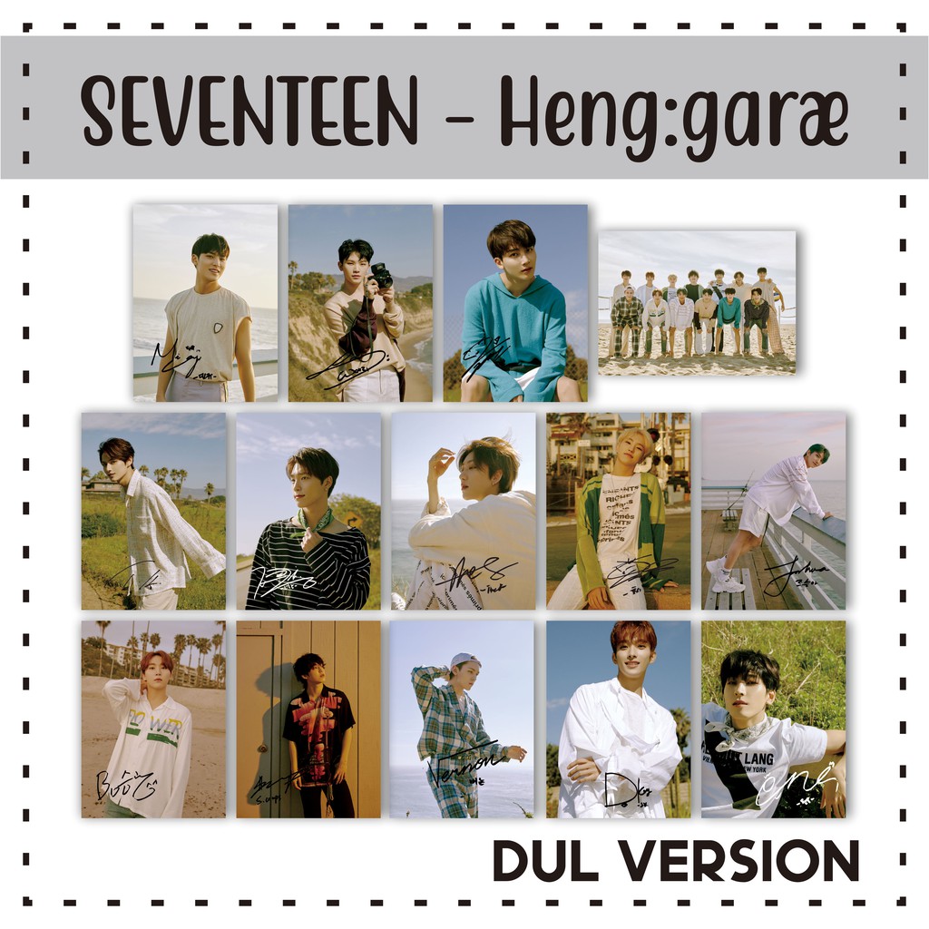 Polaroid Thẻ Hình Nhóm Nhạc Seventeen You Made My Dawn