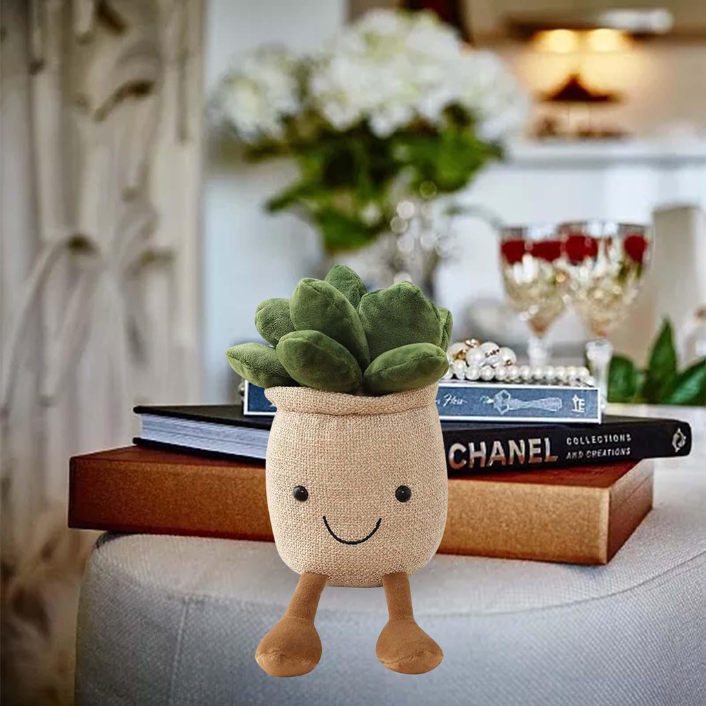 Sen Đá Nhồi Bông Mềm Mại Dễ Thương Dùng Trang Trí