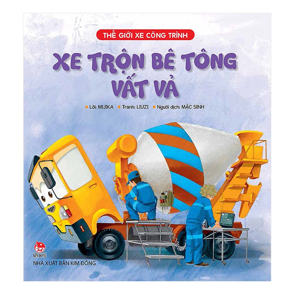 Sách Kim Đồng - Combo Thế giới xe công trình (6 cuốn)