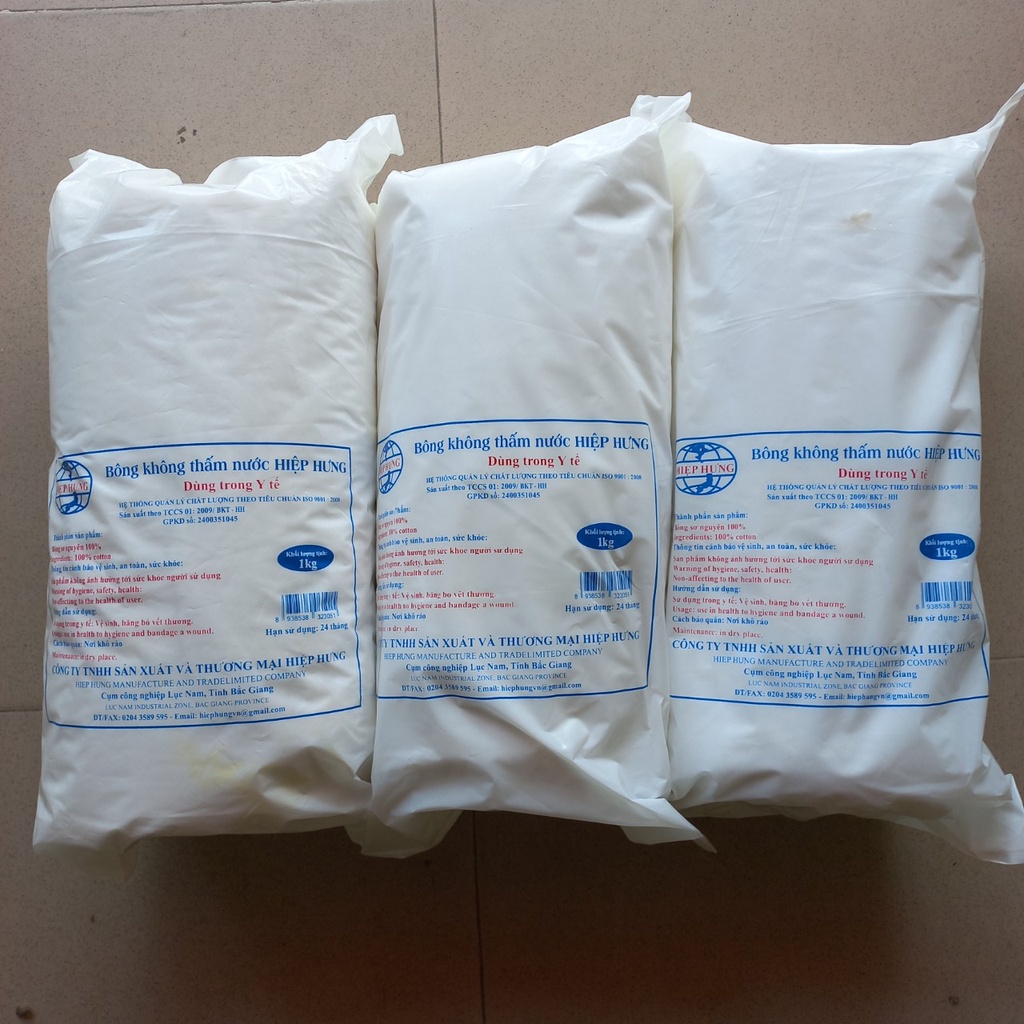 Bông không thấm nước 1kg