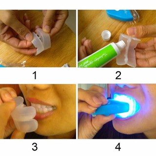 - Dụng Cụ Làm Trắng Răng, sạch răng White Light - siêu sạch