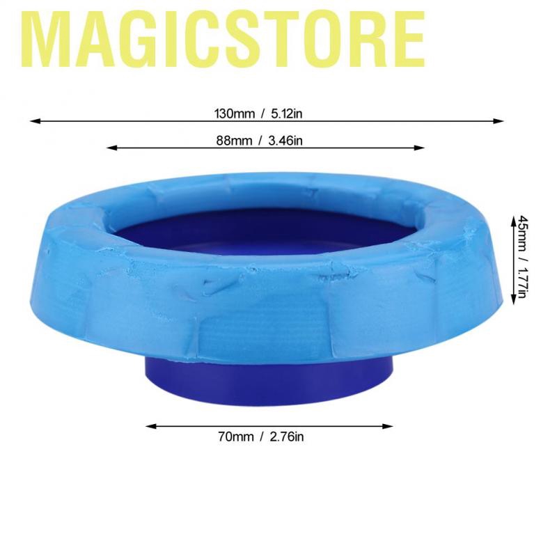 Magicstore Toilet Flange Odor-resistant Drain Pipe Sealing Ring Installation Fitting Accessory