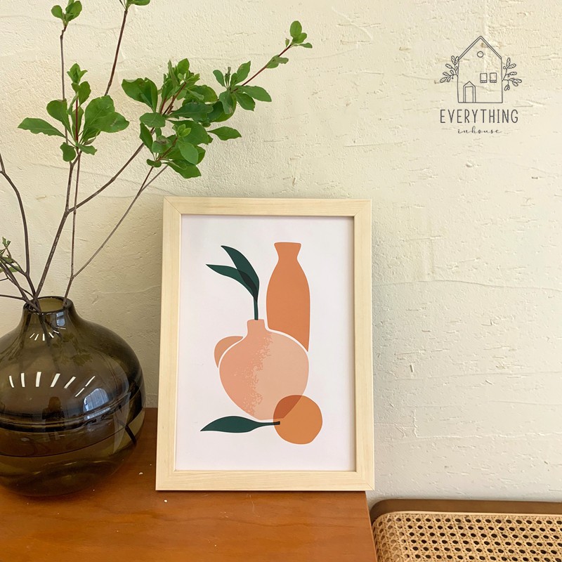 [Mã SRJULY1215 giảm 20K đơn 50K] Khung tranh nghệ thuật để bàn trang tri phong cách vintage - Kami (kèm tranh) | BigBuy360 - bigbuy360.vn