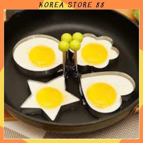 Bộ 4 Khuôn rán trứng cute 1613 KOREA STORE88