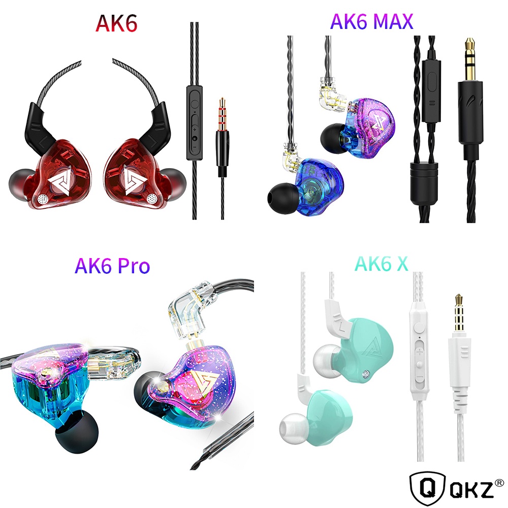 Tai nghe QKZ AK6/AK6 Pro/AK6 Max/AK6-X chính hãng cao cấp