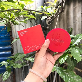 Phấn nước Missha đỏ Velvet Finish