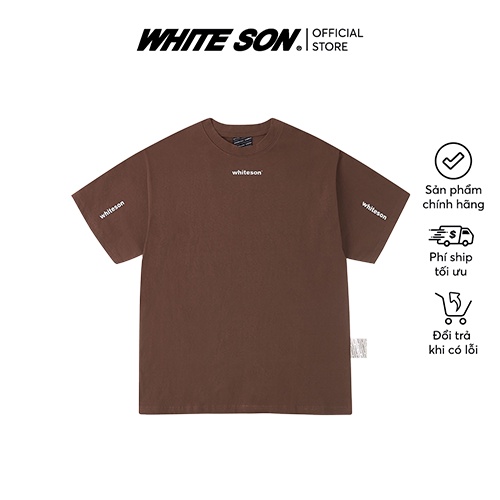 ÁO THUN TEE “LOGO” SS20 MÀU CHOCO