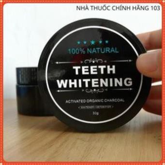 Tẩy trắng răng Than Hoạt Tính TEETH WHITENING- Làm Trắng Răng An Toàn Giúp Nụ cười rạng rỡ Đuôi Tròn Đuôi Tròn