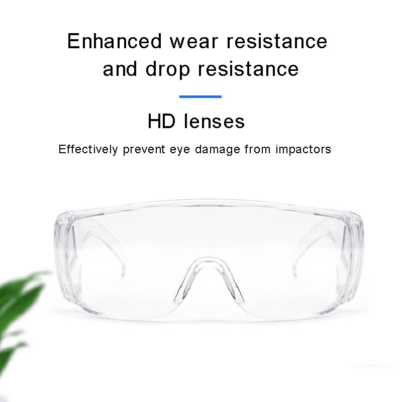 【cfh】Adult and Children Anti-droplets Dust-proof Transparent Ventilated Safety Goggles Eye Protection Glasses