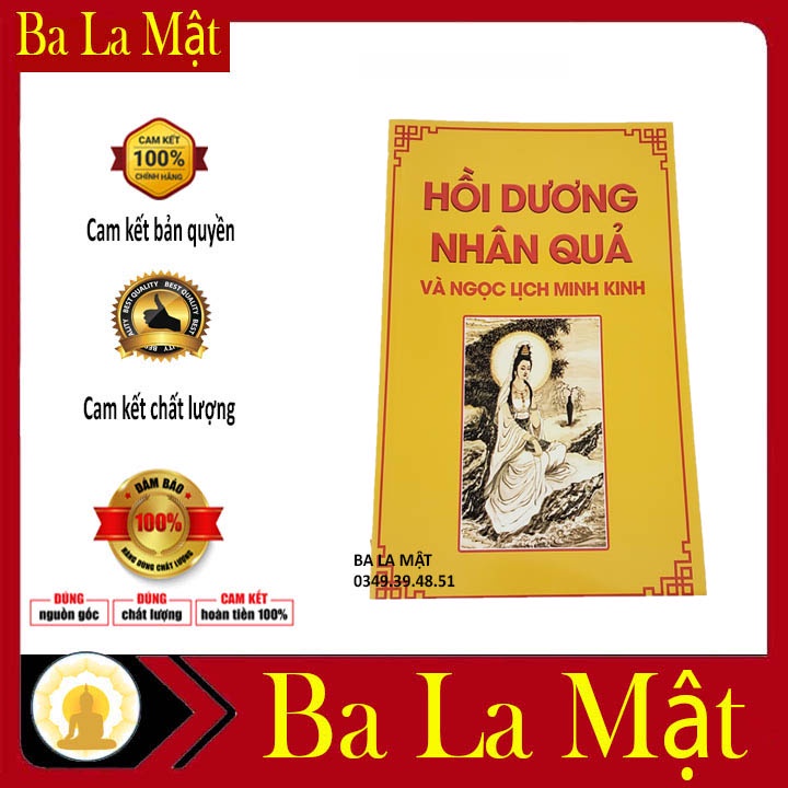 Sách - Kinh Hồi Dương Nhân Quả Trọn Bộ Bìa Giấy