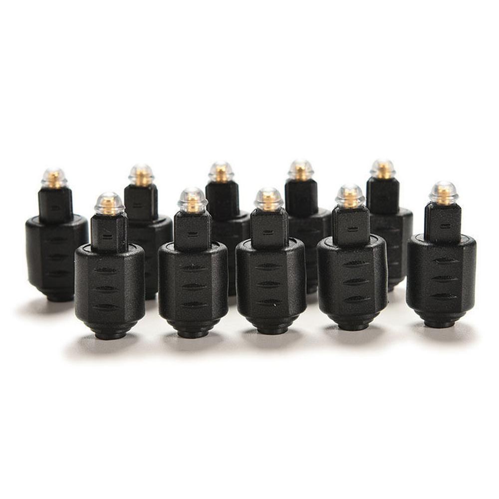 MAYSHOW Giắc Chuyển Đổi Âm Thanh Toslink Đầu Tròn Sang Vuông 3.5mm