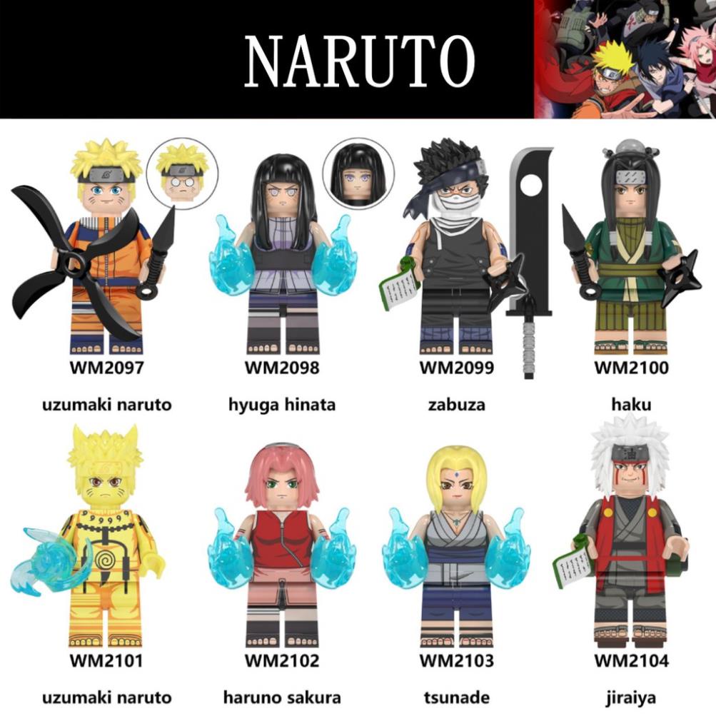 Bộ Nhân Vật Minifigure Lego NARUTO, Lego Sasuke WM6107