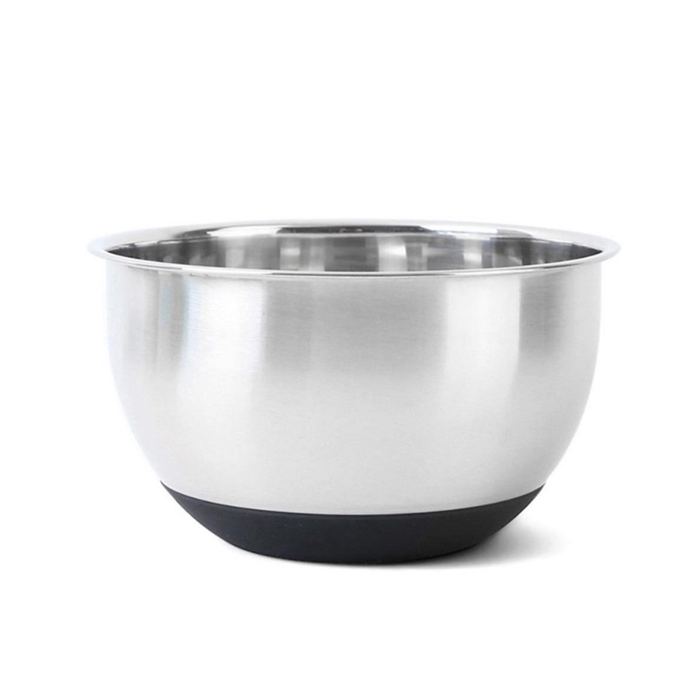 Tô trộn bột Inox  Hàng có Đế Đen chống trượt hàng Nhập Khẩu size 18 cm - 24 cm