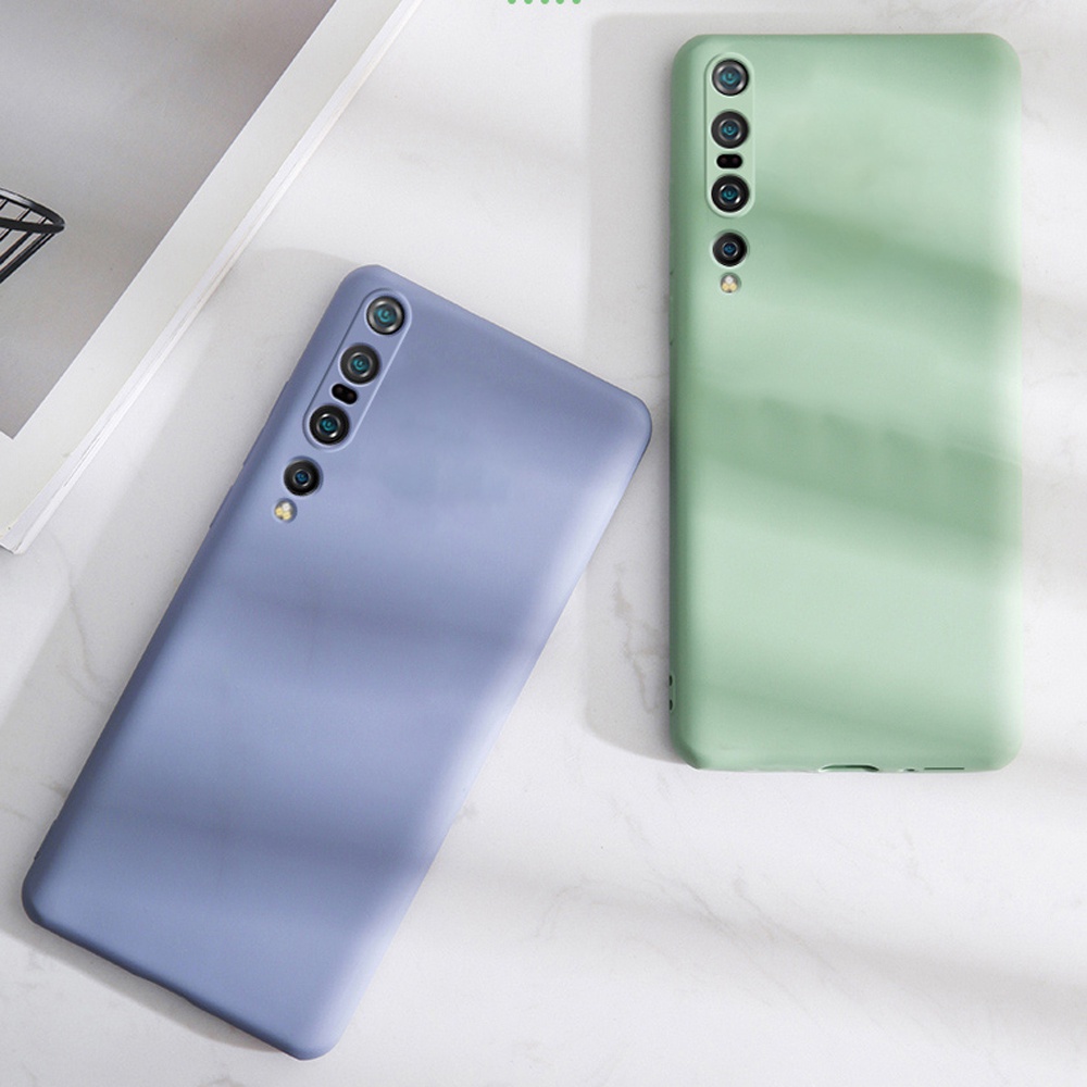 Ốp Điện Thoại Silicon Mềm Màu Trơn Cho Xiaomi Mi 9 SE Mi10 Mi 8 Pro Mi9
