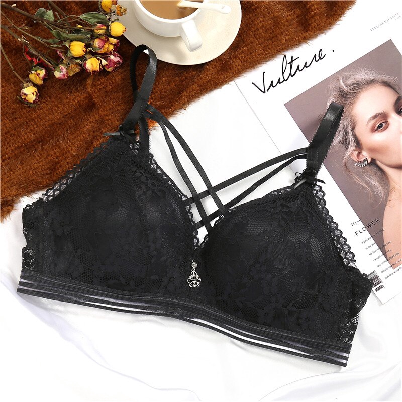 Thời trang nữ Ren Bra Sexy Lace B C Cup Dây đeo có thể điều chỉnh Sexy Organza Brassiere Đồ lót nữ 2020 | BigBuy360 - bigbuy360.vn