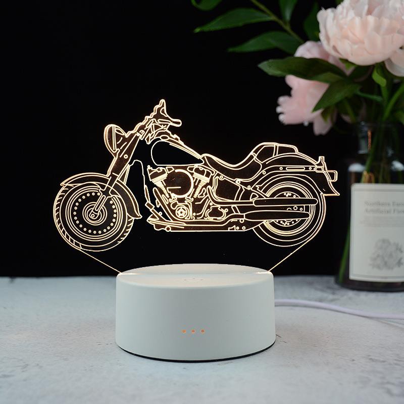 Đèn ngủ, đèn trang trí Led 3D, Con Ngựa