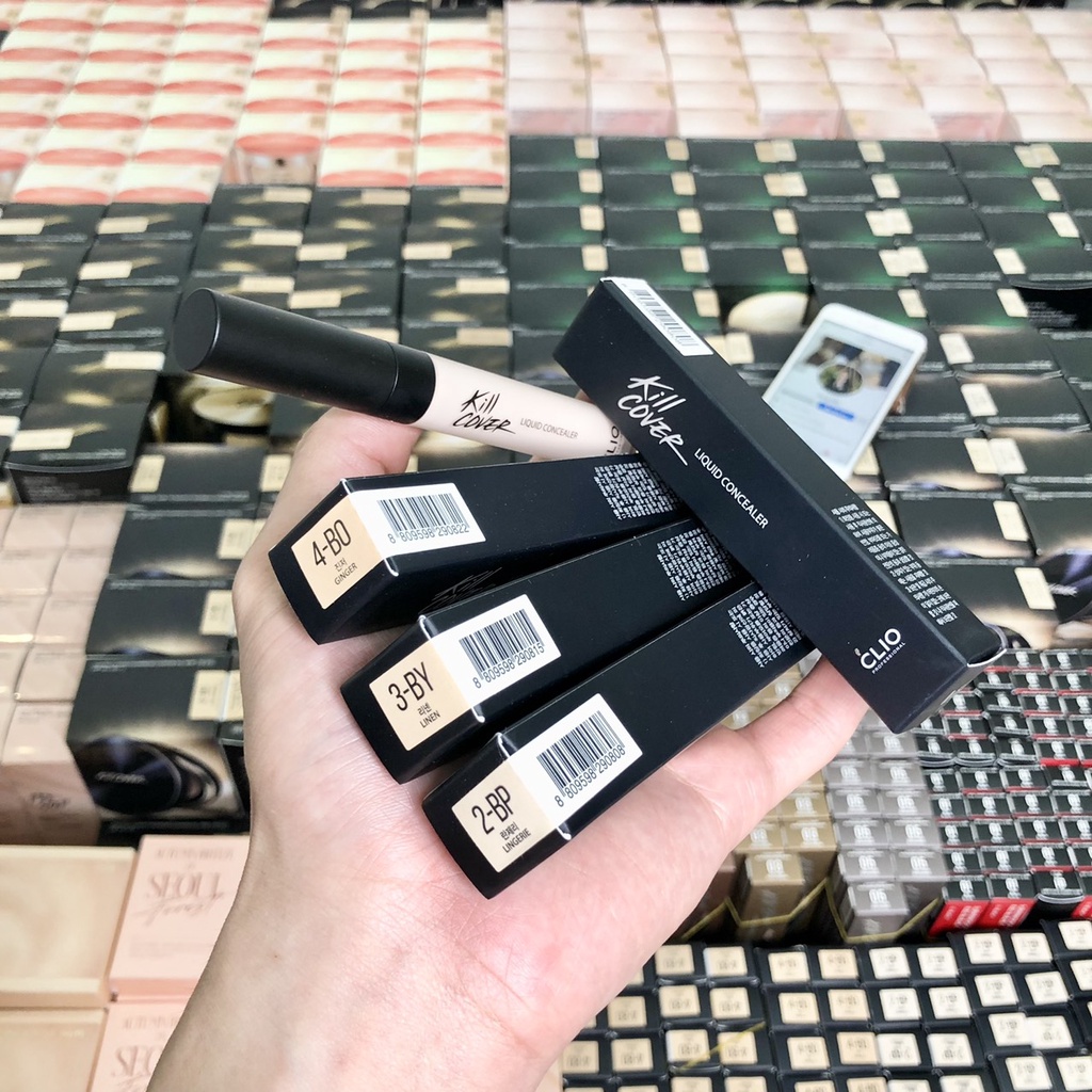 Kem Che Khuyết Điểm CLIO Kill Cover Liquid Concealer 7g