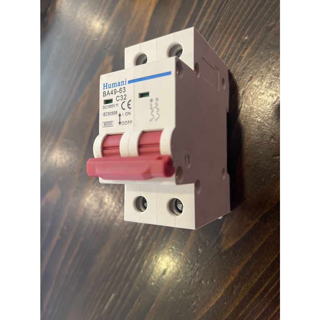 APTOMAT CB DC HUMANI 1000V BỘ NGẮT ĐIỆN DC 1000V