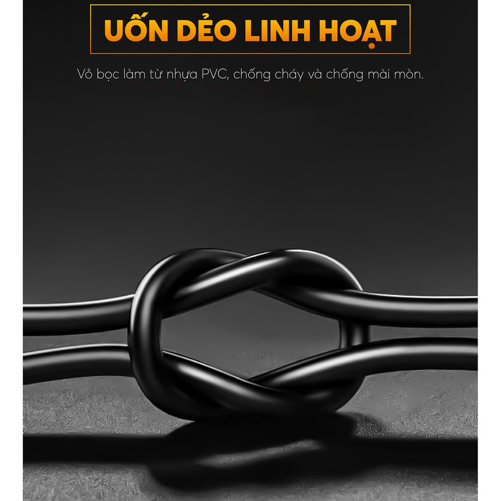 Cáp mạng 2 đầu đúc bọc hợp kim Cat 7 UTP, dạng tròn, dài từ 25-30m UGREEN NW107