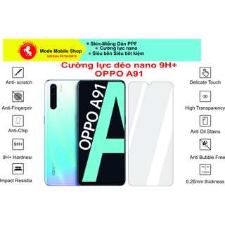 Cường lực dẻo phủ nano 9H+ bảo vệ tuyệt đối màn hình điện thoại oppo A91