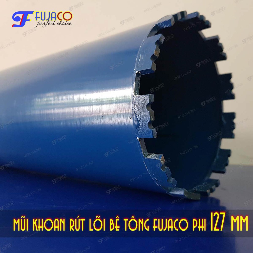 Mũi khoan rút lõi bê tông phi 127 mm - FUJACO