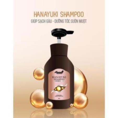 Siêu dầu gội Hanayuki Shampoo ngừa gàu, mọc tóc, phục hồi tóc suông mượt - Chính hãng 100%