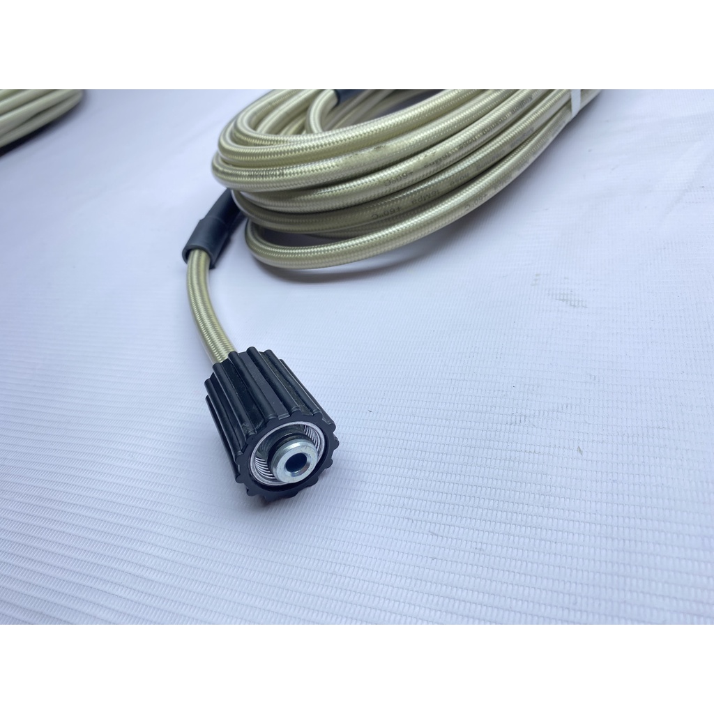Dây Rửa Xe 10m Cho Máy Bơm Xịt Rửa Áp Lực Cao Ren Trong 22mm