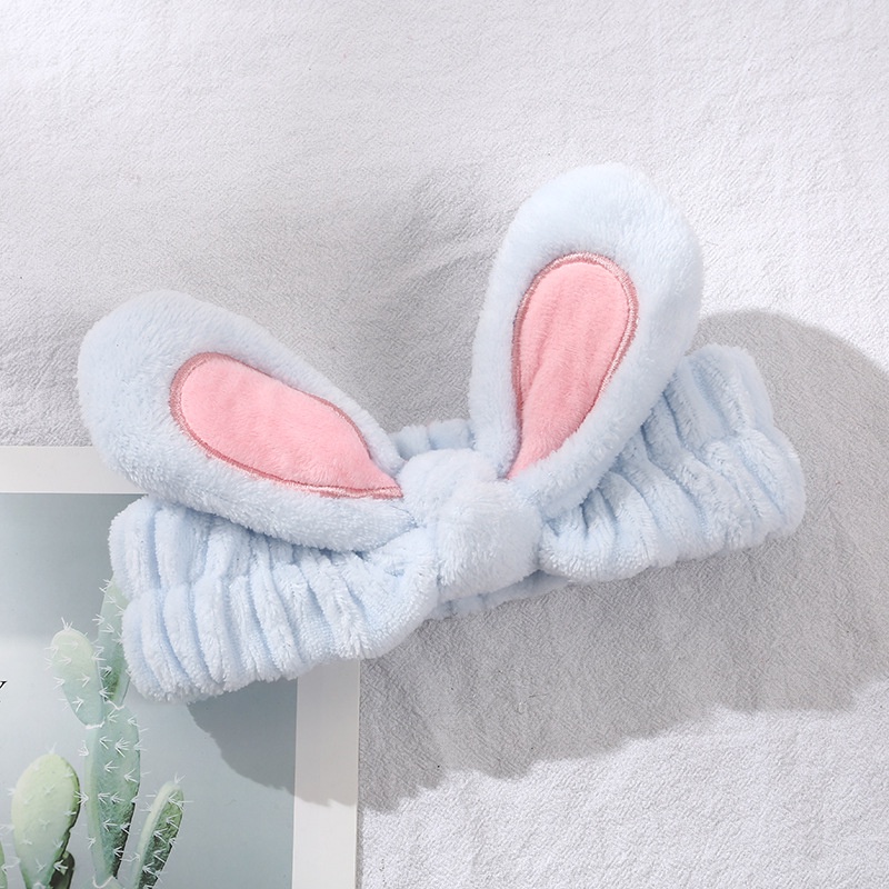 Băng Đô Tai Thỏ Dễ Thương Phong Cách Hàn Quốc