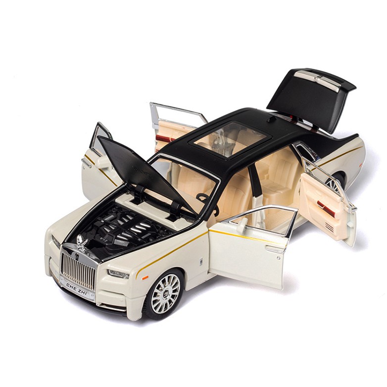 Mô hình xe Rolls Royce Phantom VIII  tỷ lệ 1:24 hãng Chezhi