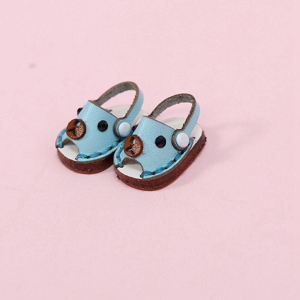 Giày Búp Bê Da Bò 1 / 12BJD Tỉ Lệ 1 / 11 OB11