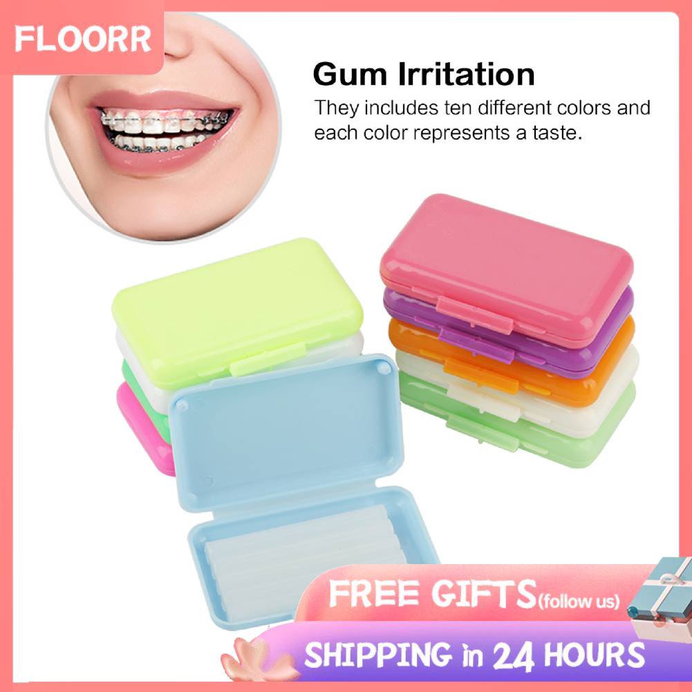 Floorr Bộ 10 Hộp Sáp Tẩy Lông Hương Trái Cây