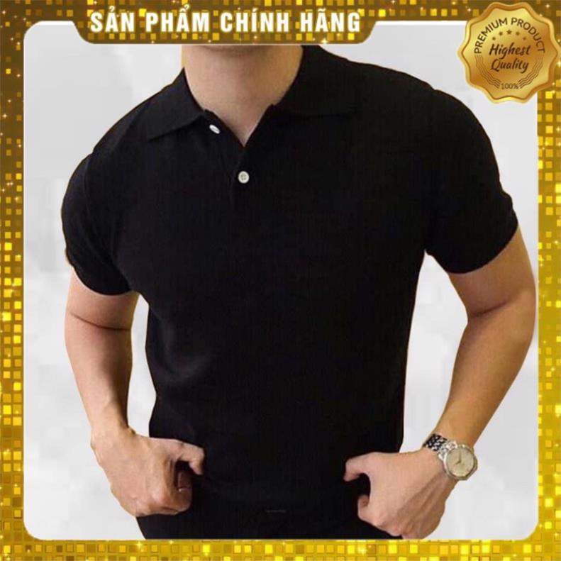 Áo Polo Cotton nam trơn - Áo thun cổ bẻ basic vải cá sấu cao cấp xuất xịn dệt bo dày dặn chuẩn form dáng *