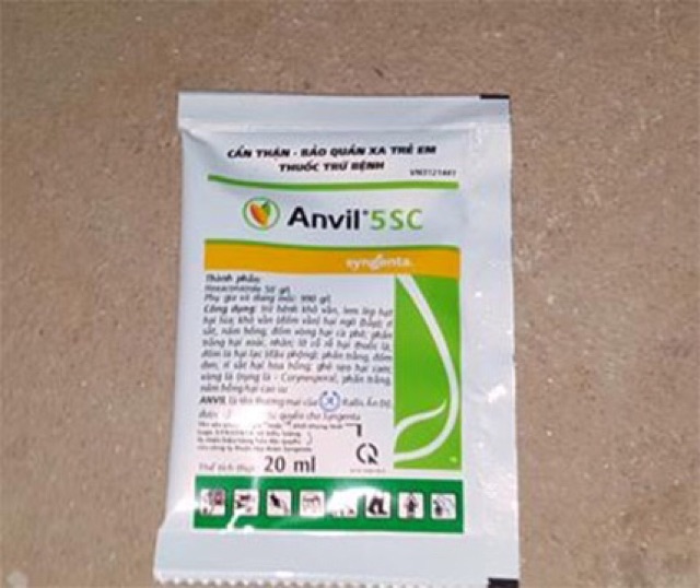 Anvil 5SC - Chuyên trị bệnh phấn trắng, đốm đen, rỉ sắt trên hoa hồng!