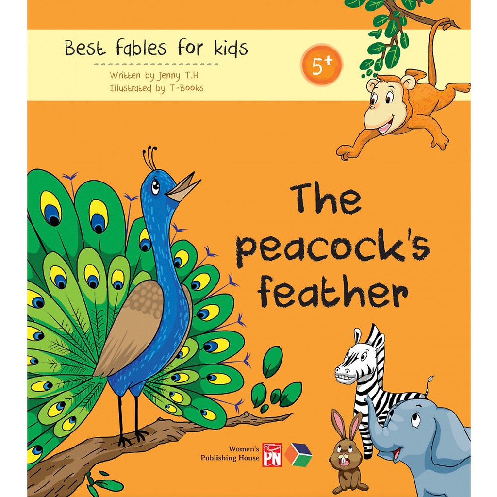 Sách - The Peacock's Feather (Best Fables For Kids) - Truyện Tranh Đơn Ngữ Cho Thiếu Nhi